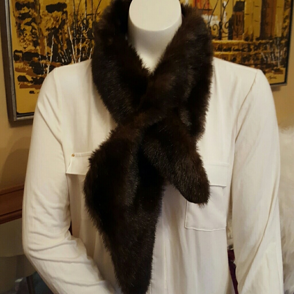 Faux fur scarf